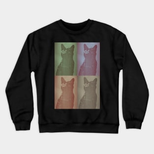 Quad Black Cats Crewneck Sweatshirt